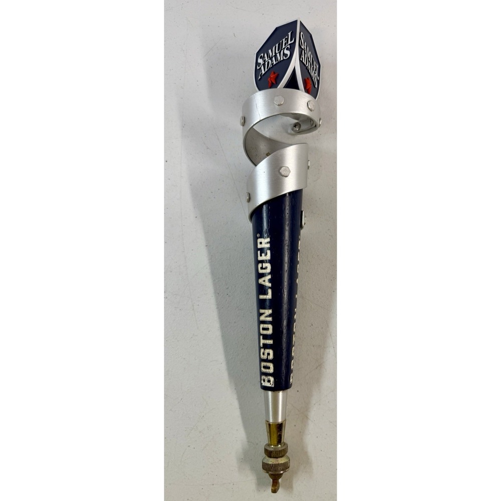 Samuel Sam Adams Boston Lager Copper Ribbon Beer Tap Handle 13.5" Tall Keg